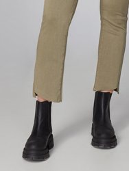 Kate-Dark Khaki High Rise Slim Jeans