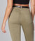 Kate-Dark Khaki High Rise Slim Jeans