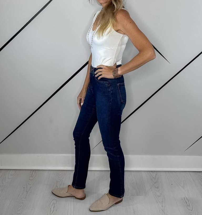 Kate Denim Pant In Dark Denim