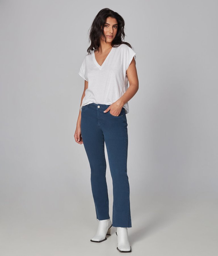 KATE-EB High Rise Straight Jeans - Ensign Blue