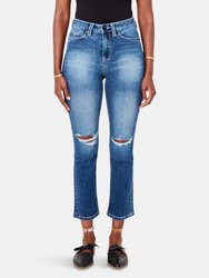 KATE-IS High Rise Straight Jeans