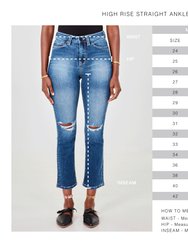 KATE-IS High Rise Straight Jeans