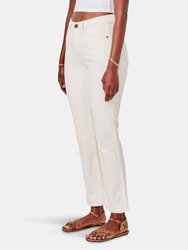 KATE-IVRY High Rise Straight Jeans