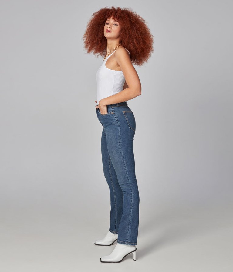 Kate-RCB1 - High Rise Cigarette Leg Jeans