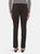 Kristine-BLK Mid-Rise Straight Jeans