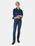 Kristine-CSN Mid-Rise Straight Jeans - Cool Starry Night