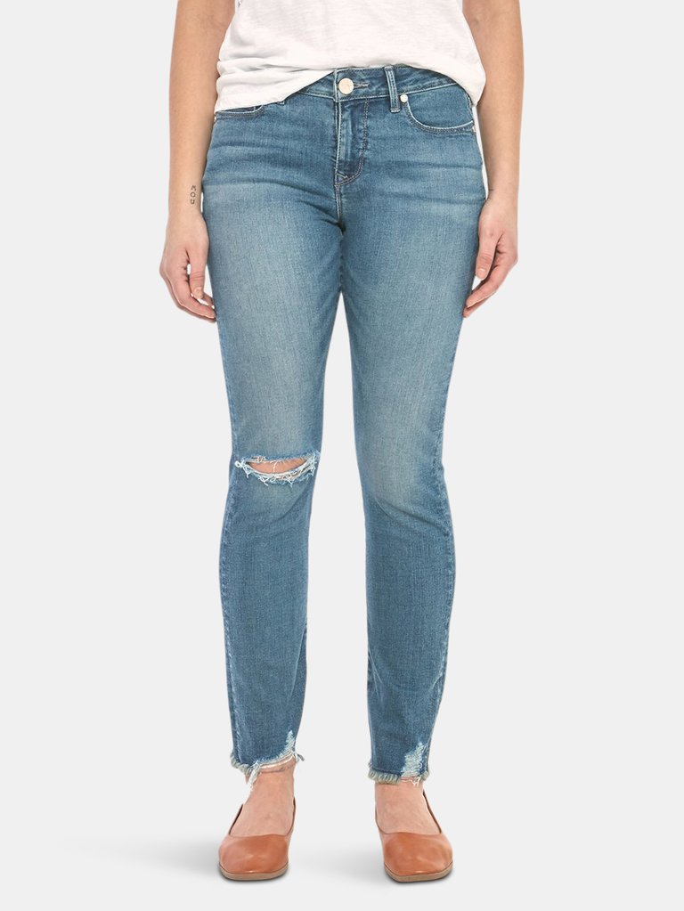 Kristine-RCB Mid-Rise Straight Jeans