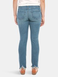 Kristine-RCB Mid-Rise Straight Jeans