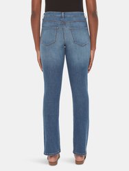 Kristine-STB Mid-Rise Straight Jeans