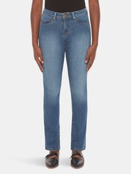 Kristine-STB Mid-Rise Straight Jeans