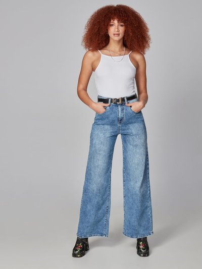 Lola Jeans Milan Blue Mist High Rise Wide Leg Jeans product