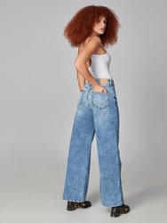 Milan Blue Mist High Rise Wide Leg Jeans