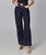 Milan Dark Rinse Blue High Rise Wide Leg Jeans