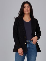 Monaco-FB Blazer - Forever Black