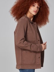 Nili Chocolate Brown Utility Jacket