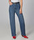 Stevie-RCB High Rise Flare Jeans - Rugged Classic Blue