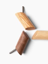 Hardwood Wood Hooks For Walls