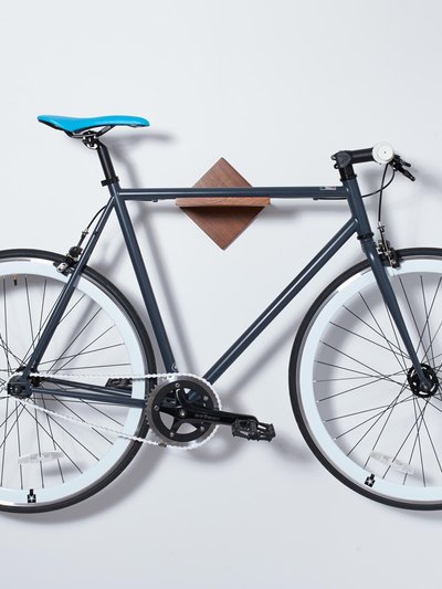 Loma Living Mahogany Wooden Shelf Bike Rack product