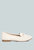 Abeera Chain Embellished Loafers - Off White