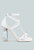 Affluence Jeweled High Heel Sandals - White