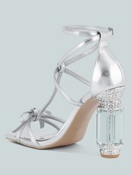 Affluence Jeweled High Heel Sandals