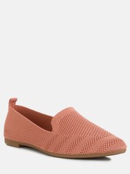 Akili Knit Textile Solid Flats