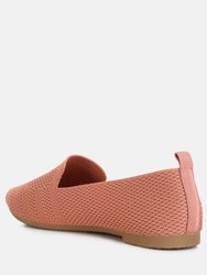 Akili Knit Textile Solid Flats