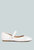 Albi Patent Toe Cap Tweed Mary Janes Sandal - White