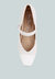 Albi Patent Toe Cap Tweed Mary Janes Sandal