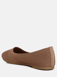 Ammie Solid Casual Ballet Flats