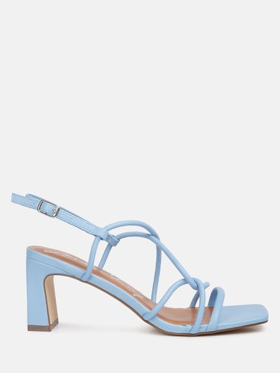 London Rag Andrea Knotted Straps Block Heeled Sandals product