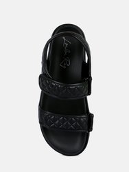 Anvil Quilted Platform Sandals