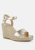 Augie Woven Wedge Sandals