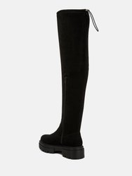 Babette Drawstring Detail Knee High Boots