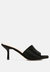 Beatrice Heat Set Mid Heel Sandals - Black