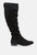 Becca Microfiber Knee High Boot - Black