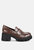 Benz Platform Loafer - Brown