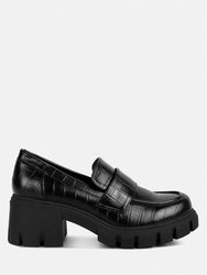 Benz Platform Loafer - Black