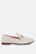 Bexley Horsebit Embellished Canvas Loafers - Beige