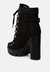 Birch Block Heeled Ankle Boots
