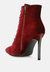 Bornsta Velvet High Heeled Velvet Boots