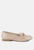 Bro Zone Croc Metail Chain Loafers - Beige