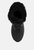 Capucine Fur Collar Contrasting Lug Sole Boots