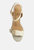 Chaplet Textured Block Heel Sandals