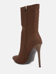 Cheugy Embellished Ankle Boots