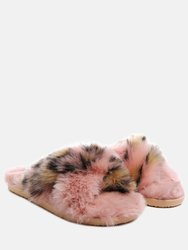 Chipmunk Faux Fur Indoor Flats