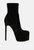 Clubbing High Heele Platform Ankle Boots - Black