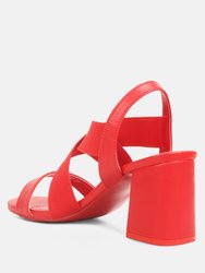 Comfortable Straps Block Heel Sandals