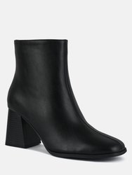 Cox Cut out Block Heeled Chelsea Boots