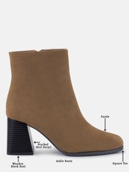 Cox Cut out Block Heeled Chelsea Boots